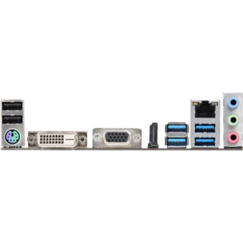 ASRock A320M-HDV R4.0: Разъемы на задней панели USB 3.2 Gen 1, USB 2.0