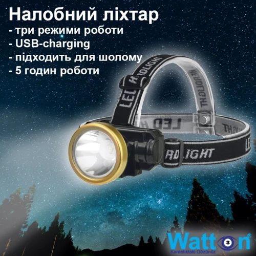 Ліхтар туристичний Watton WT-065: Світловий потік, лм 300
