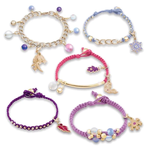 Мега-набір для створення шарм-браслетів Make it Real Disney Frozen 2 & Disney Princess із кристалами Swarovski (MR4382)