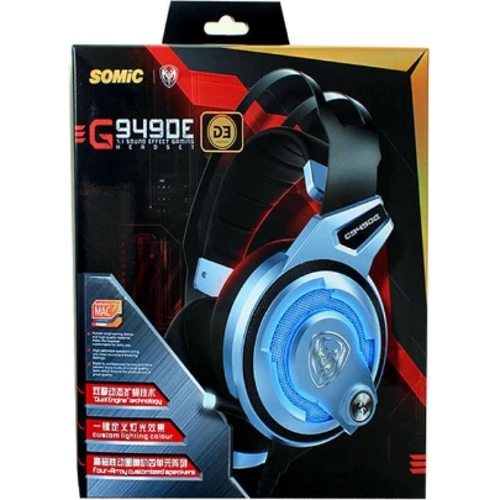 Наушники Somic G949DE Black/Silver: Диапазон частот (Гц) 20 - 20000