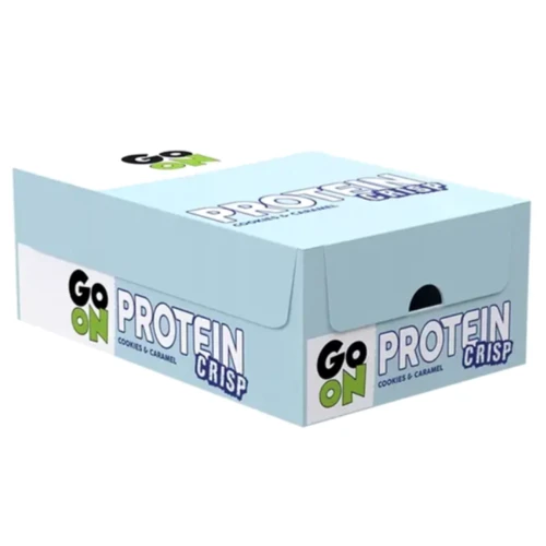 Углеводно-протеиновые батончик GoOn Nutrition Protein Crisp Bar 24x50 g / caramel - cookies