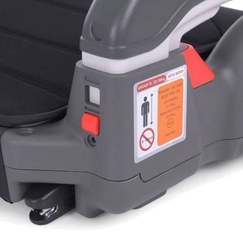 Бустер El Camino (ME 1144 RORO Isofix Royal Black): Крепление Isofix да