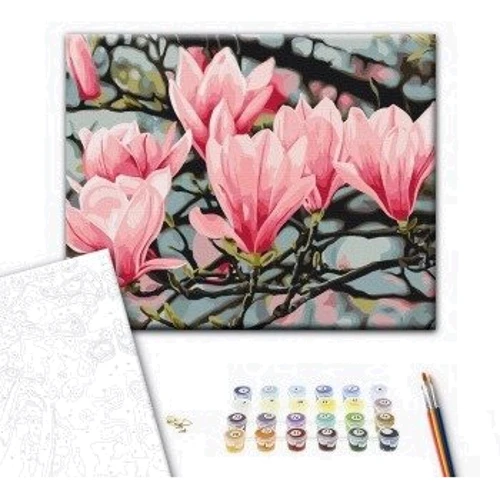 Картина за номерами Brushme Колір магнолії © Anastasiia Osmolovska 40х50 см (BS54135): Виробник Brushme