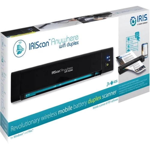Сканер Canon IRIScan Anywhere 6 WIFI Duplex (461854): Максимальна швидкість сканування листів / стр. / Хв (м / хв) 15 стр./мин.
