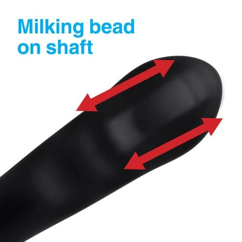 Массажер простаты Xr Brands 7X P-MILKER Silicone Prostate Stimulator with Milking Bead