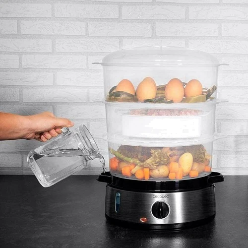Пароварка Cecotec Steamer Vapovita 3000 Inox: Мощность, Вт 800