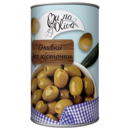 Оливки BUENA OLIVA зеленые без косточки ж/б 314 мл (PLK8427598100608)