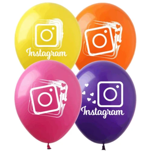 Воздушный шар Набор шариков Pelican 10 шт. 30 см Instagram (828023)