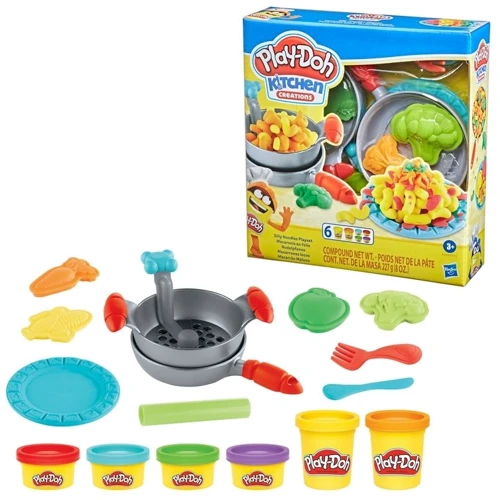 Набір HASBRO Play-Doh Смішні закуски (E5112_E9369 SILLY NOODLES PLAYSET): Виробник Hasbro