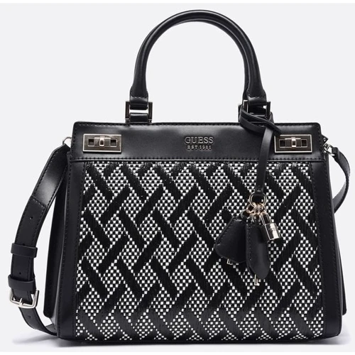 Сумка жіноча GUESS KATEY LUXURY SATCHEL чорна (HWWR7870260-BLA)