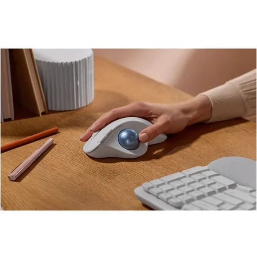 Мышь Logitech Ergo M575S Offwhite (910-007030): Вес 145 г