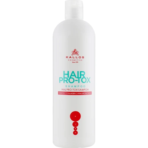 Kallos Cosmetics Hair Pro-tox Shampoo Шампунь для волос с кератином, коллагеном и гиалуроновой кислотой 500мл