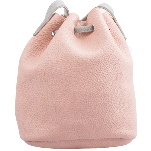Женская сумка бакет-бэг Valiria Fashion розовая (4DETBI2131-13): Фактура Матовая, Зернистая