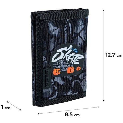 Кошелек Kite 598 Skate (K24-598-9): Цвет черный