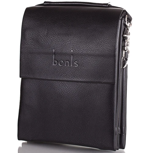 Мужская сумка планшет Bonis черная (SHIS8607-black)