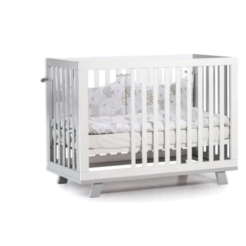 

Кроватка детская Верес ЛД1 Манхеттен без колес, под маятник 1.1.70.32.17, бело-серый