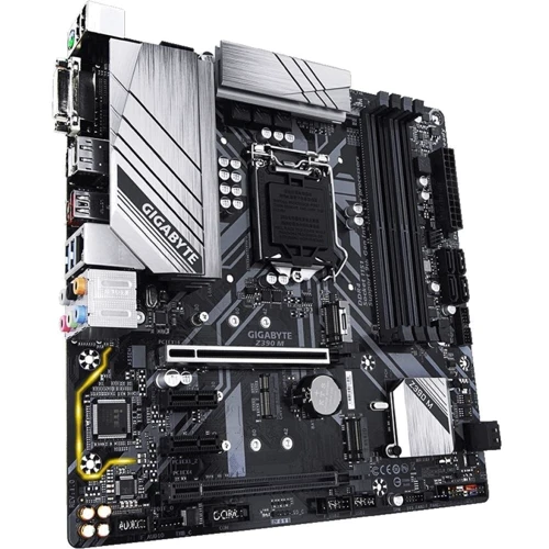 GIGABYTE Z390 M: Разъемы на задней панели USB 3.1 Gen 2, USB 3.0 (USB 3.1 Gen 1)