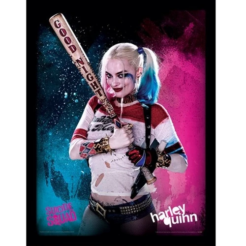 Настенный декор Постер в раме Pyramid International Suicide Squad Harley Quinn 30х40см (FP11795P-PL)