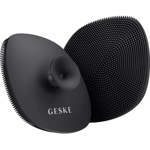 Щітка для обличчя GESKE Facial Brush 4 в 1 Gray з утримувачем (GK000038GY01) фото 4