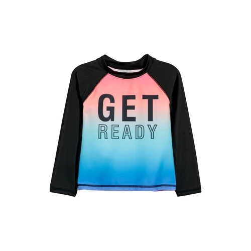 Купальный лонгслив H&M 9Z5773047 110-116 см черный