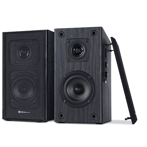 Акустична система REAL-EL S-250 Black: Матеріал корпусу МДФ