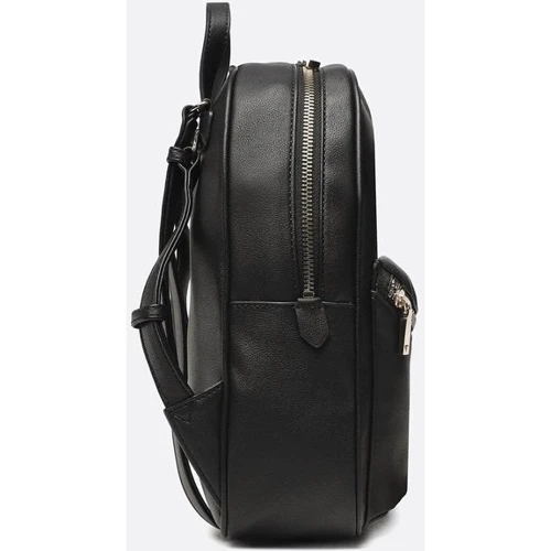 Женский рюкзак GUESS HOUSE PARTY LARGE BACKPACK черный (HWVG8686330-BLA): Фактура Матовая, Гладкая