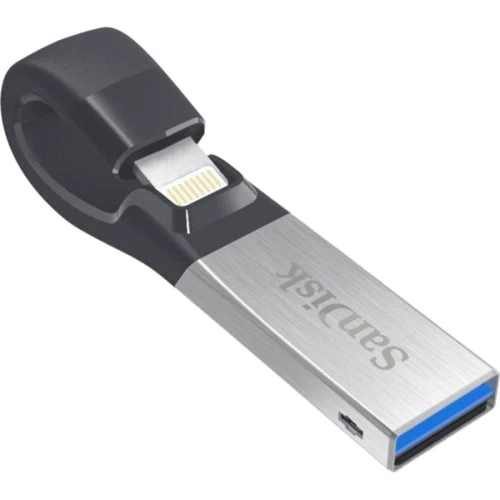 USB-флешка SanDisk 16GB iXpand USB 3.0/Lightning (SDIX30C-016G-GN6NN): Объем памяти 16 GB