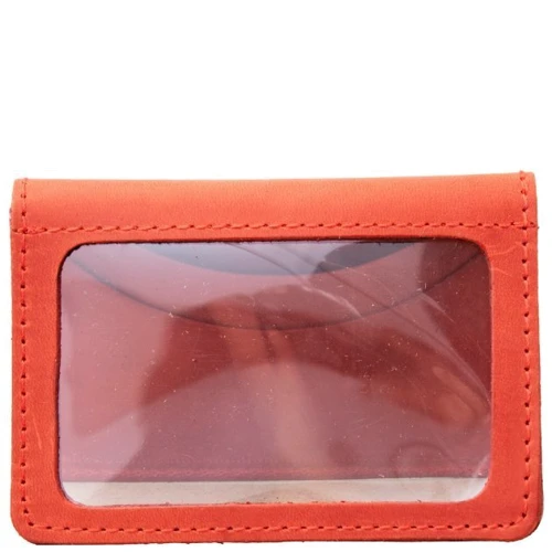 Женская обложка для ID-паспорта DNK Leather красная (DNK-mini-oknoH-colH): Тип Обложки для документов