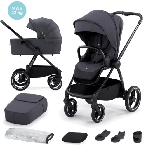 Универсальная коляска 2 в 1 Kinderkraft Nea Deep Grey (KSNEA000DGR2000)