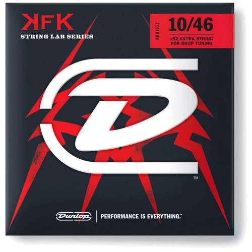 Струна для гитар Струны для электрогитар DUNLOP KKN1052 STRING LAB SERIES KERRY KING GUITAR STRINGS (10-52)