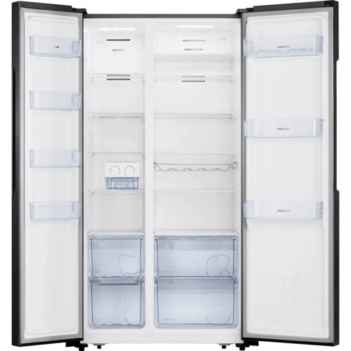 Холодильник Side-by-Side Gorenje NRS9182MB: Розміри ВxШxГ, см 178.6x90.8x63.6