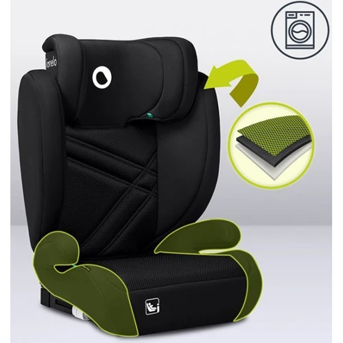 Автокресло Lionelo Hugo I-Size Black Carbon: Крепление Isofix есть