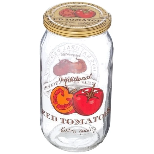 Ємність для зберігання HEREVIN Decorated Jar-Tomato 1л (332377-051)