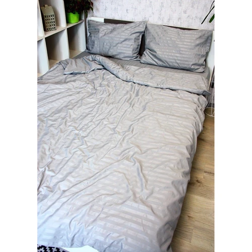 Комплект постельного белья LightHouse Mf Stripe Grey страйп-микрофибра полуторный (2200000604965) фото 7