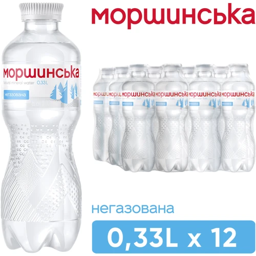 Вода Моршинська минеральная природная столовая негазированная 12х0.33 л (DS48200170009181): Объем, л 3.96
