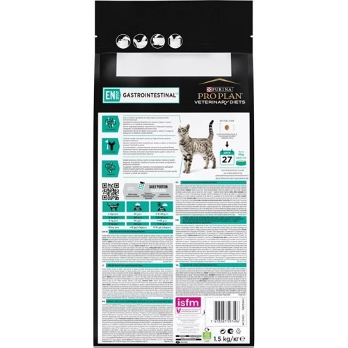 Сухой корм для кошек Pro Plan Veterinary Diets EN Gastrointestinal 1.5 кг (7613287597496) фото 7