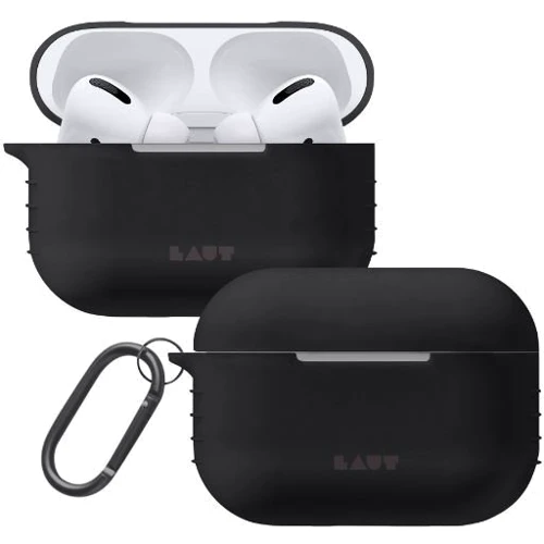 Чехол для наушников LAUT POD Case with Belt Charcoal Black (L_APP_POD_BK) for Apple AirPods Pro