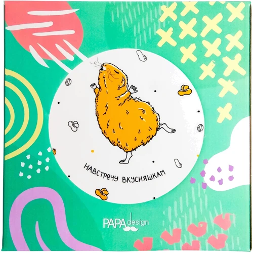 Тарелка PAPAdesign Навстречу вкусняшкам зеленый: Производитель PAPAdesign
