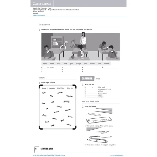 Prepare! Updated 2nd Edition 1: Workbook with Digital Pack: Виробник Cambridge University Press