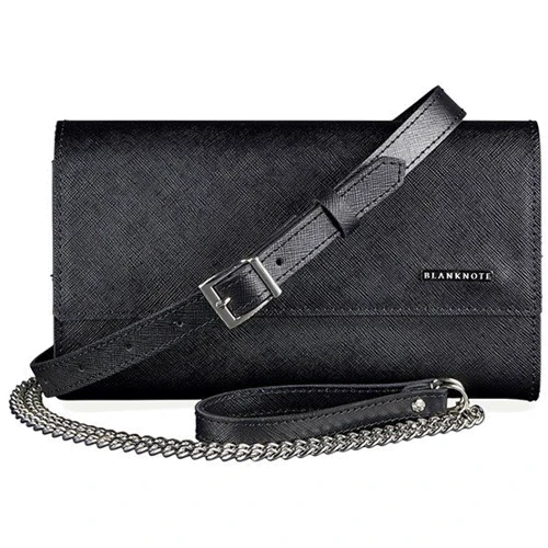 Женская сумка-трансформер Blackwood BlankNote черная (BN-BAG-26-bw): Материал Натуральная кожа
