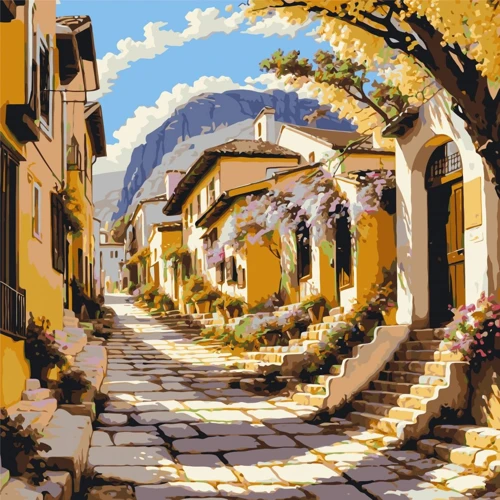 Картина по номерам Origami Быть в моменте 40x40 см LW31630