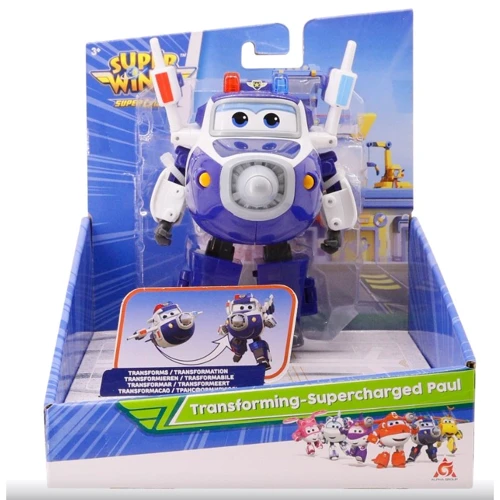 Игрушка-трансформер Super Wings Transforming-Supercharge Paul, Пол (EU740303)