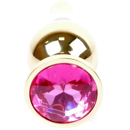 Анальная пробка Boss Series - Jewellery Gold BUTT PLUG Pink (BS6400062)