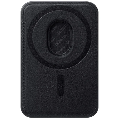 Чохол для iPhone Pitaka Magnetic Woven Wallet Black/Grey (MWW2401)