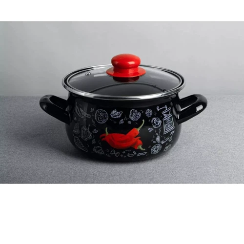 Кастрюля Gusto Перчинка 16 см 2.1 л (GT-T-116-P): Тип Традиционная