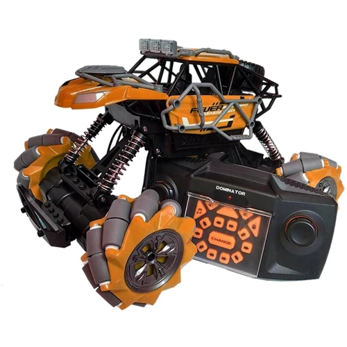 Трюковая Машинка Вездеход на р/у с пультом Fever Buggy 4WD 4x4, оранжевая (SL-198A-PO)