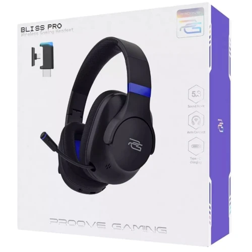 Навушники Proove Gaming Bliss Pro Black (GHBLP0010001): Тип кріплення оголовные