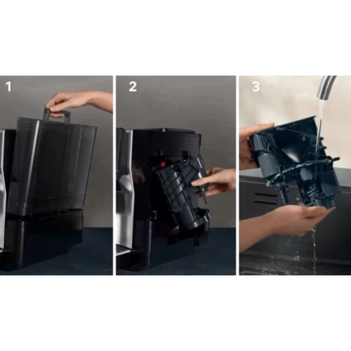 Кофеварка Siemens TP715R01: Функции Одновременное приготовление двух чашек кофе, Подача горячей воды, Выбор объема порции, Автоотключение