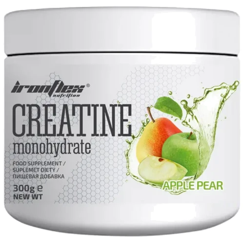 Креатин IronFlex Creatine Monohydrate 300 g / 120 servings / apple-pear