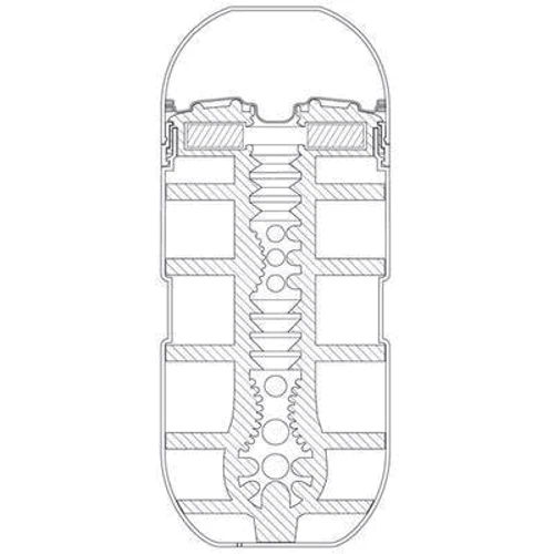 Мастурбатор Tenga Air Cushion Cup, 15x4.5 см